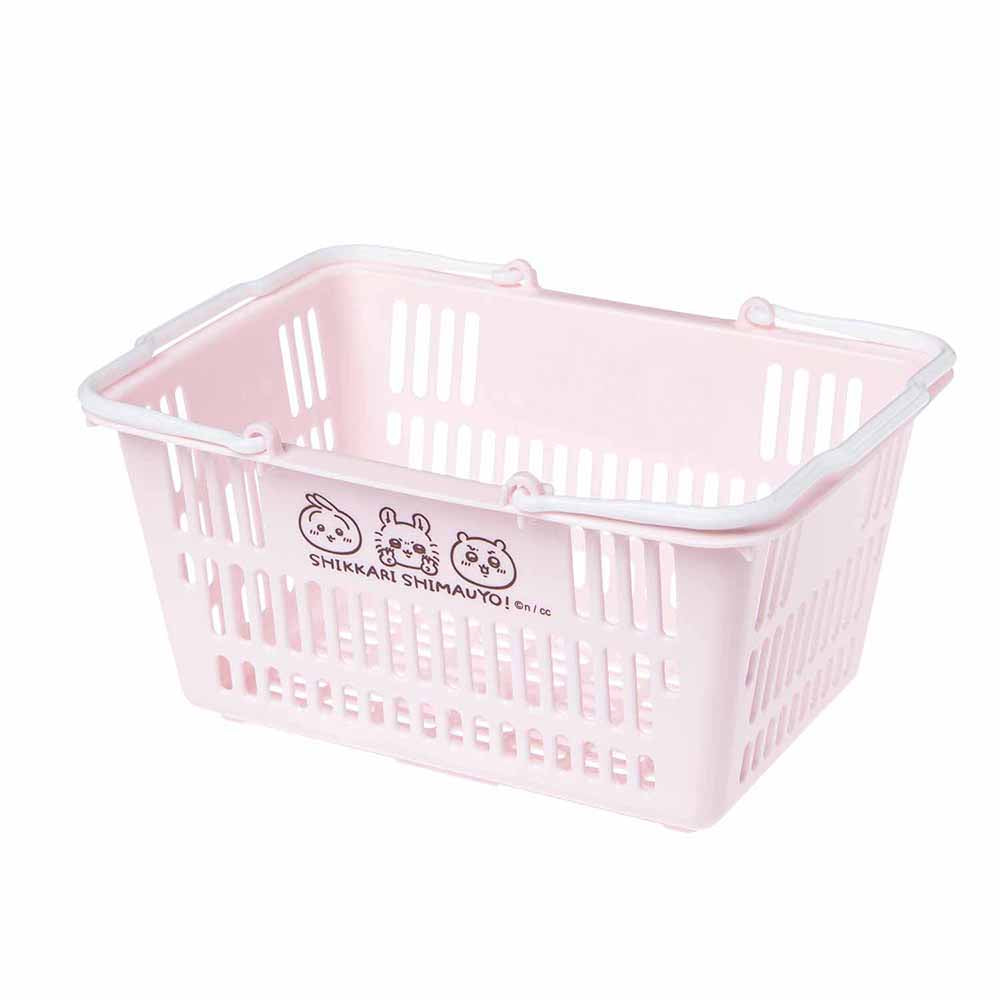 吉伊卡哇 出遊好開心！迷你籃子（粉紅色） ちいかわ お出かけ楽しみ！な ミニカゴ（ピンク）