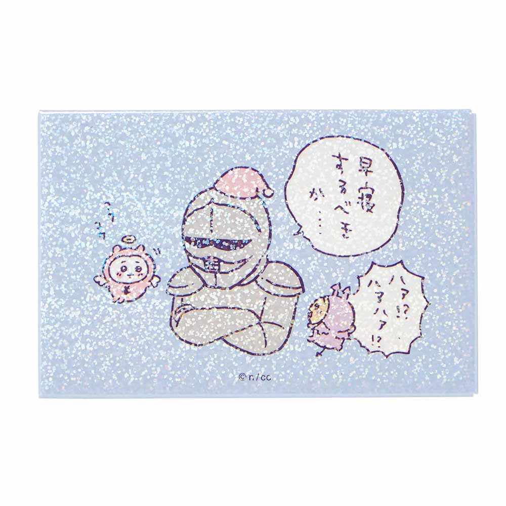 吉伊卡哇 天使?惡魔 全息方形磁鐵（應該早點睡嗎…） ちいかわ てんし♡あくま ホログラムスクエアマグネット（早寝するべきか・・・）