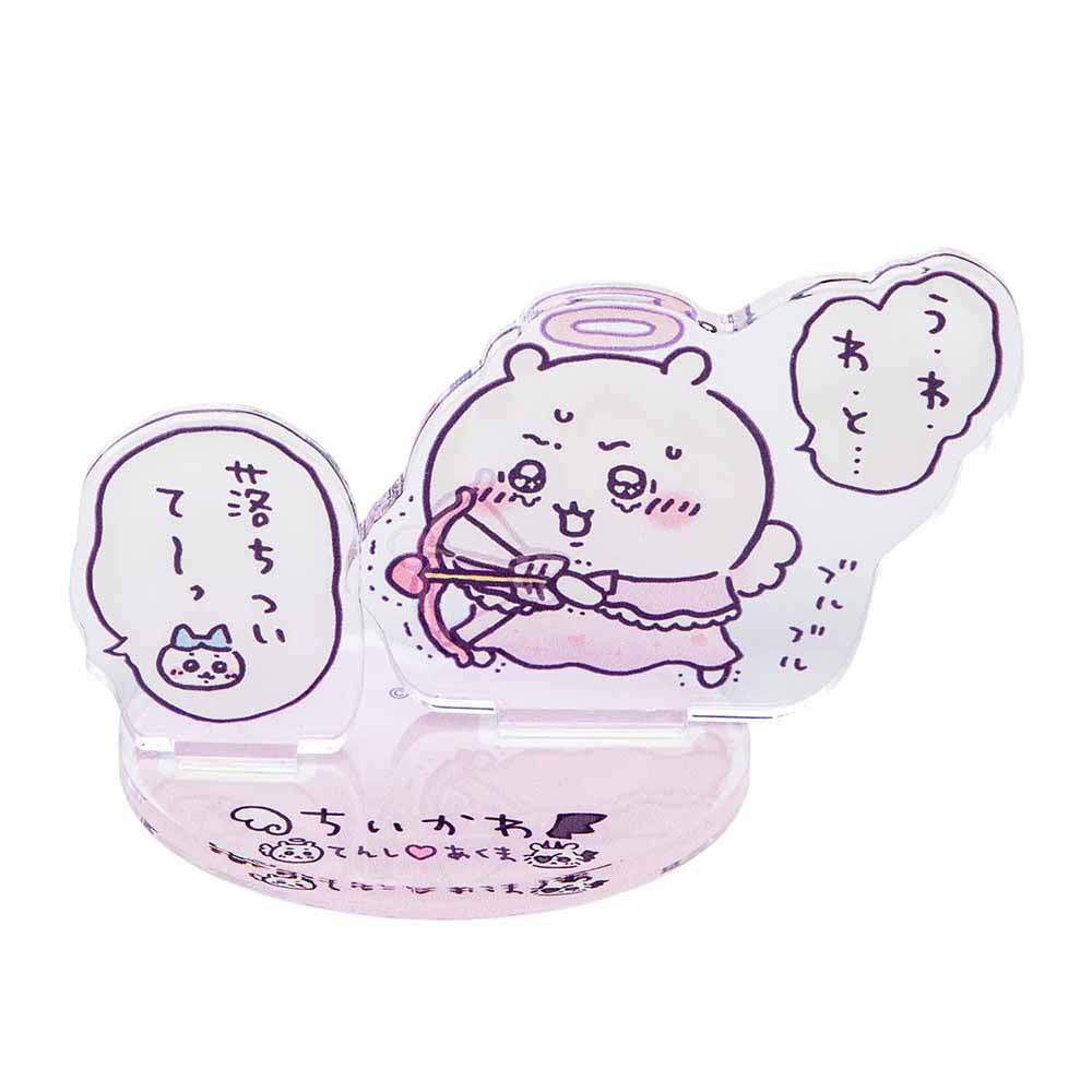 吉伊卡哇 天使?惡魔 層疊亞克力立牌（冷靜一下～） ちいかわ てんし♡あくま レイヤーアクリルスタンド（落ちついて～っ）