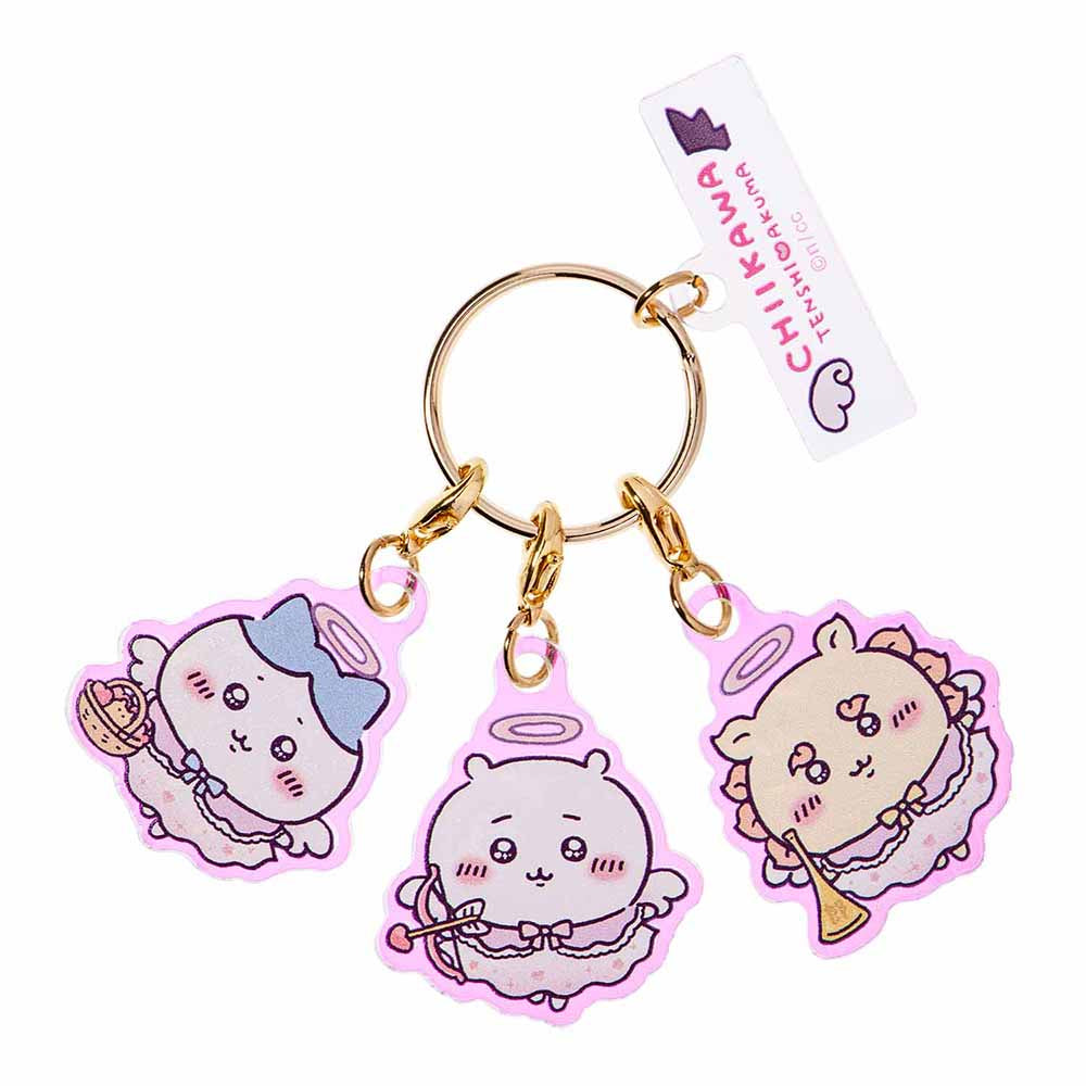 吉伊卡哇 天使?惡魔 天使亞克力吊飾 ちいかわ てんし♡あくま てんしなアクリルチャーム