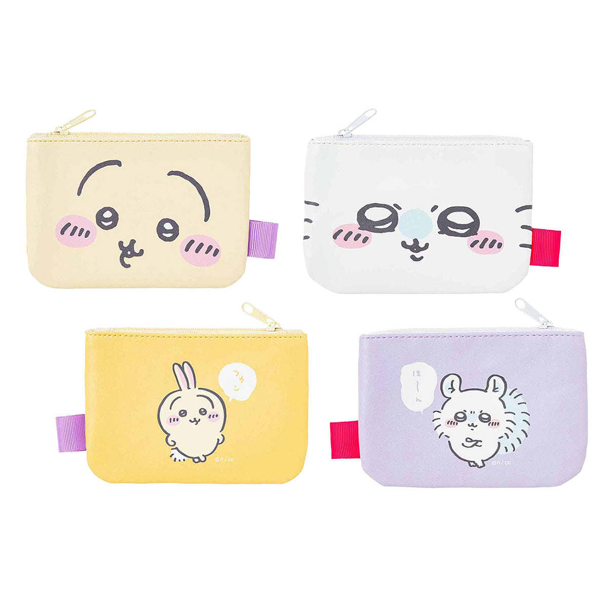 吉伊卡哇 2個裝小袋（兔子與莫莫加） ちいかわ 2個セットポーチ（うさぎとモモンガ）