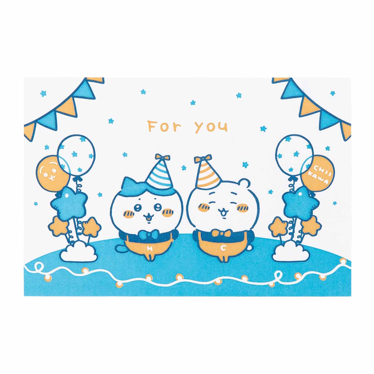 吉伊卡哇 活版卡片（For you） ちいかわ 活版カード（For you）