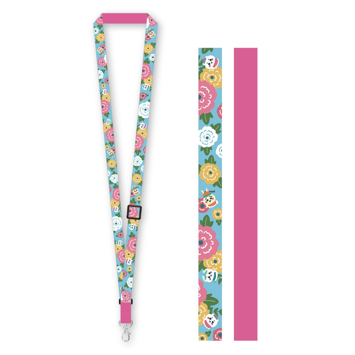 吉伊卡哇飯店 肩背帶（A.花紋） ちいかわ飯店 ショルダーストラップ（A.花柄）