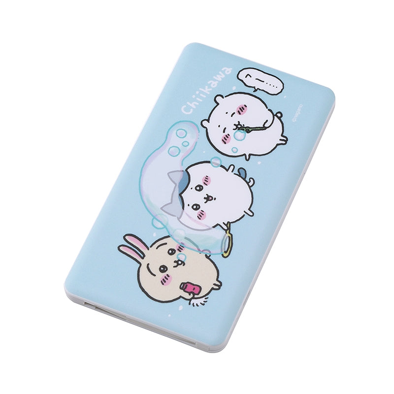 吉伊卡哇 4000mAh USB輸出鋰電池充電器 2.1A（泡泡） ちいかわ　4000mAh USB出力 ﾘﾁｳﾑｲｵﾝﾎﾟﾘﾏｰ充電器　2.1Ａ（シャボン玉）