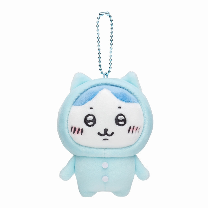 吉伊卡哇 睡衣小型吊飾（小八貓） ちいかわ パジャマぷちミニマスコット（ハチワレ）