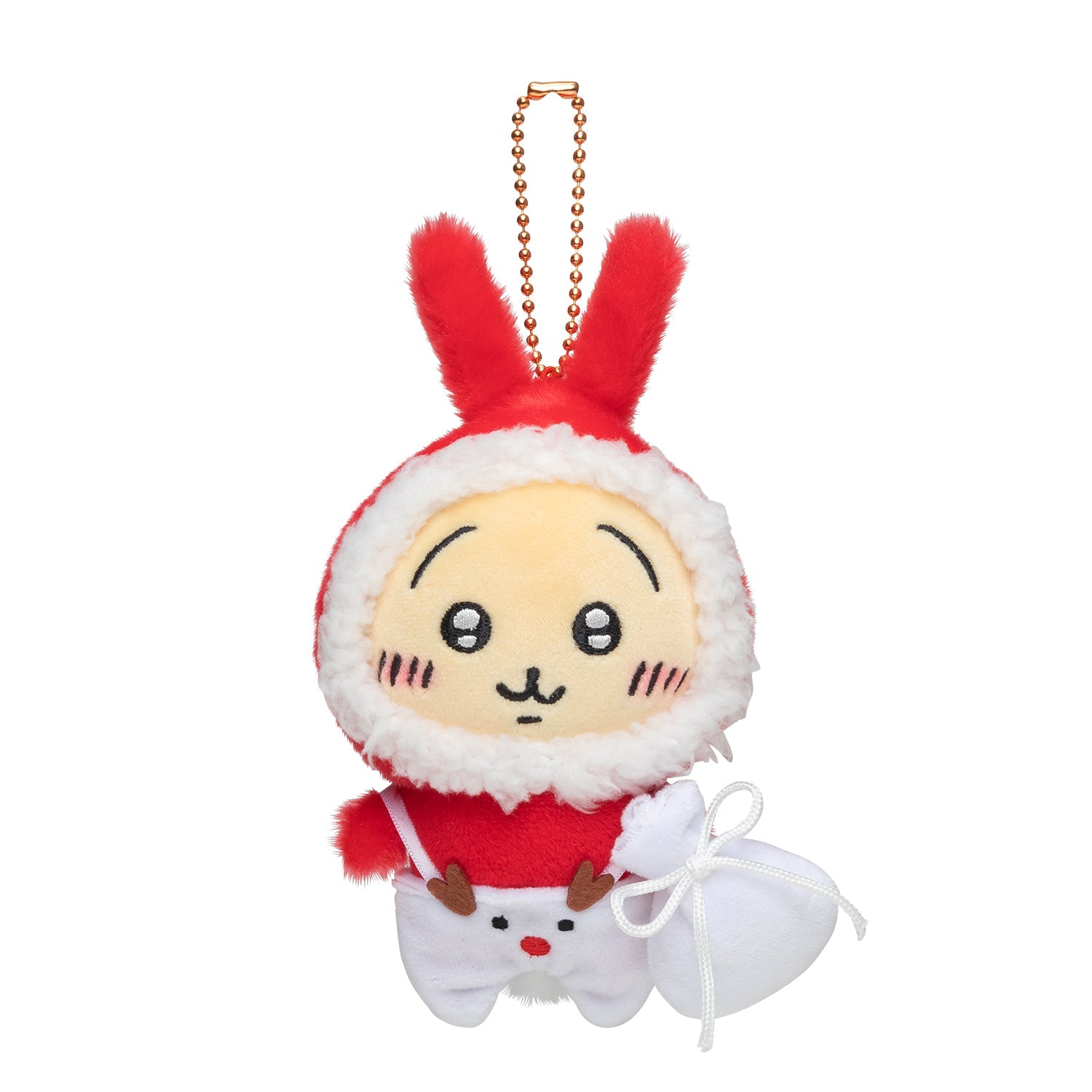 吉伊卡哇 聖誕節來了！迷你小吊飾（兔兔） ちいかわ クリスマスだよ！ぷちミニマスコット（うさぎ）