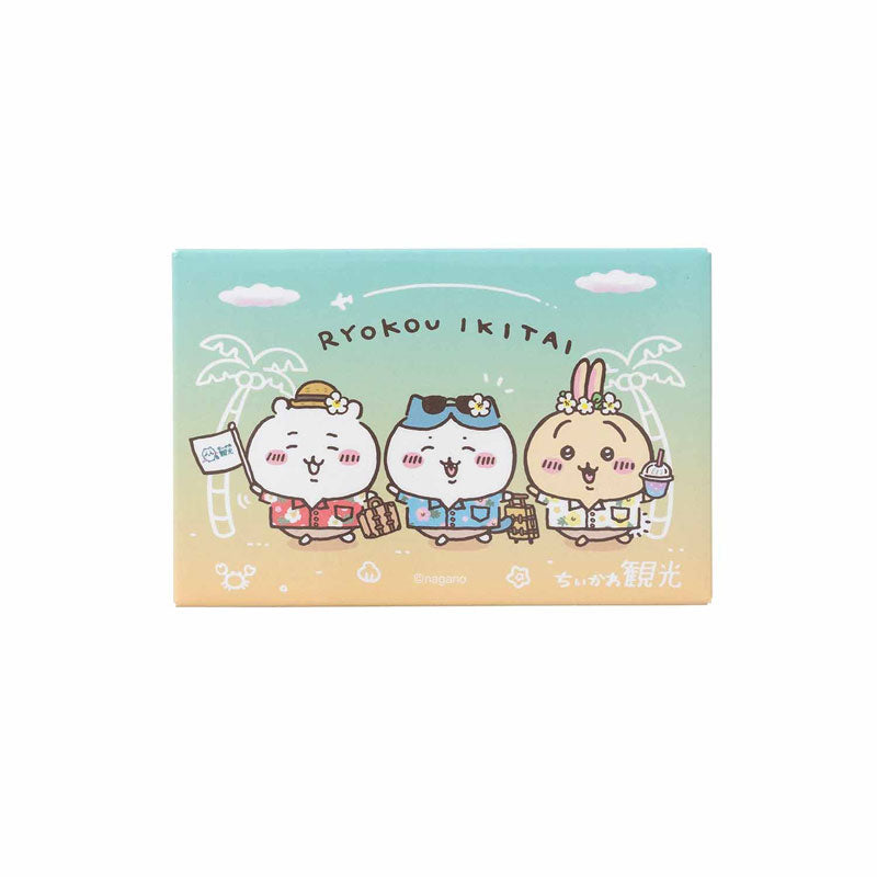 吉伊卡哇觀光 方形磁鐵（我想去旅行） ちいかわ観光 スクエアマグネット（旅行いきたい）