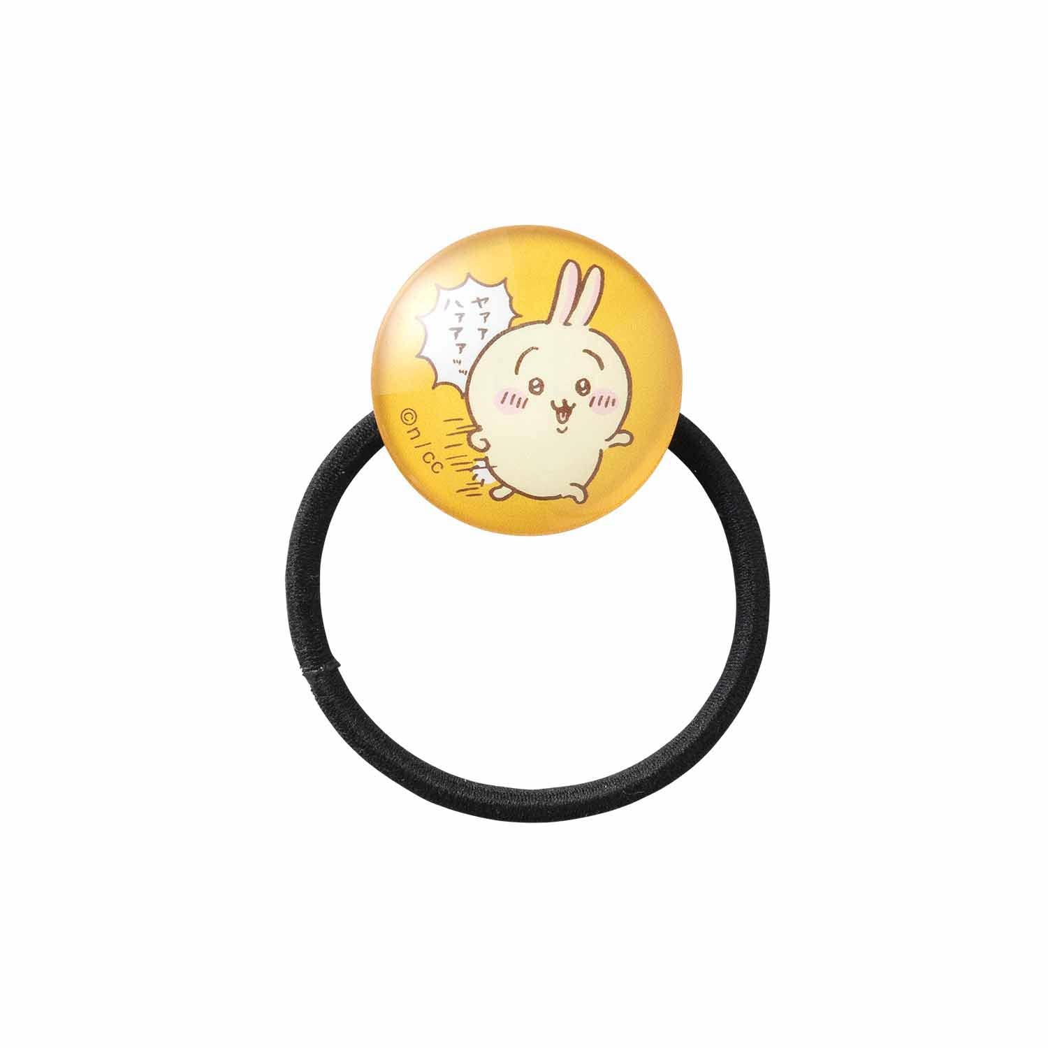 吉伊卡哇 玻璃製髮夾（奔跑）ちいかわ ガラス製ヘアゴム（ダッシュ）