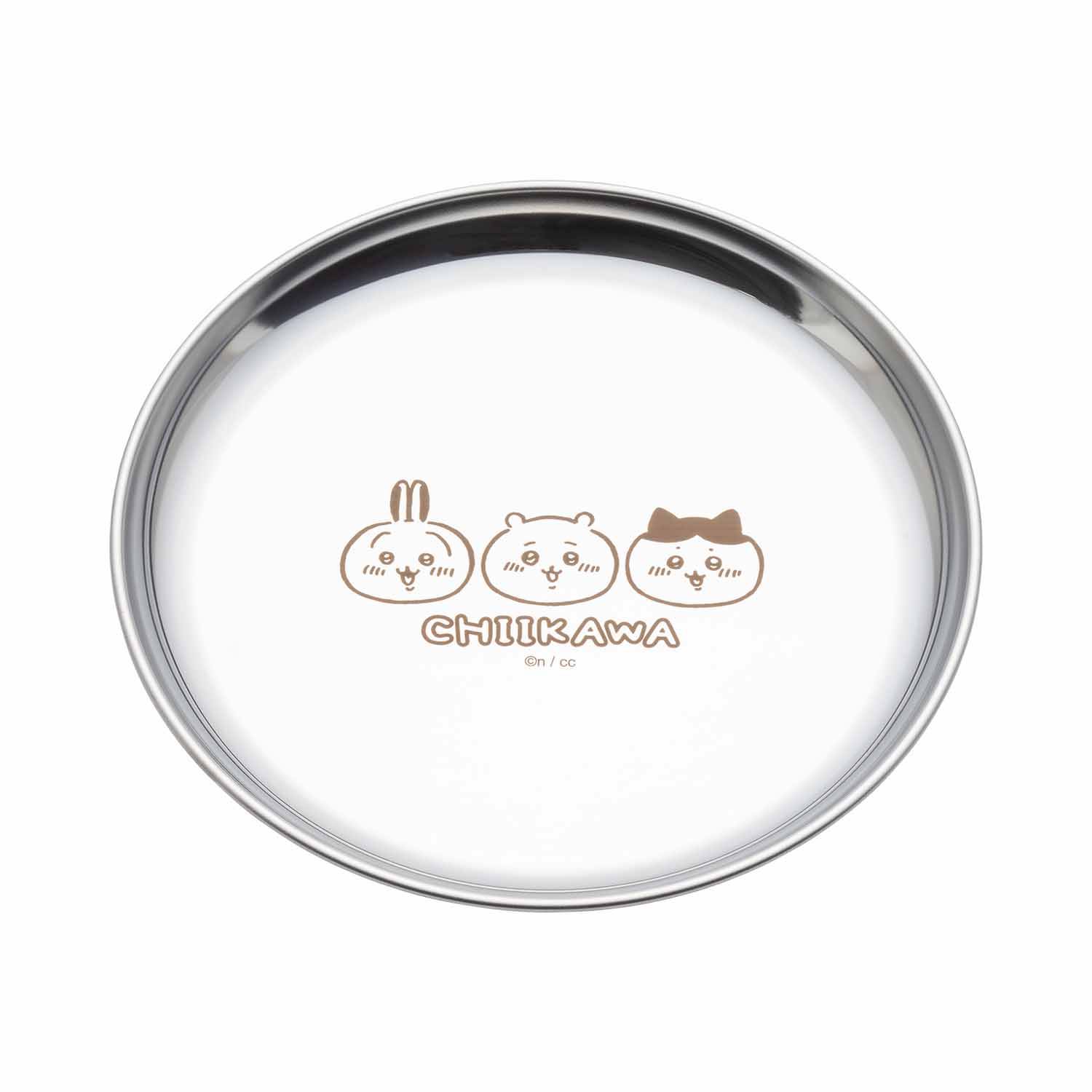 吉伊卡哇 露營GO! 不銹鋼盤子 18cmちいかわ キャンプへGO! ステンレスプレート 18cm
