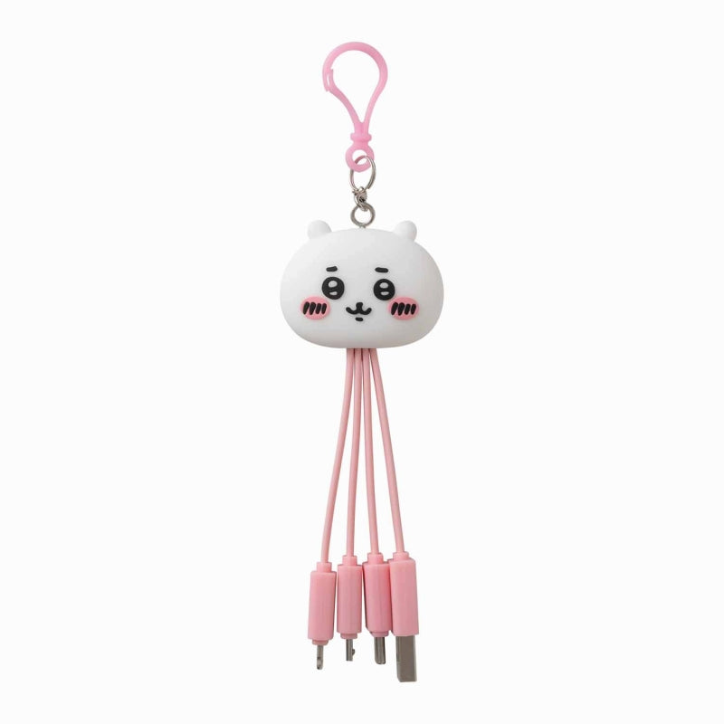 吉伊卡哇 多功能充電線（吉伊卡哇臉） ちいかわ マルチ充電ケーブル（ちいかわのおかお）