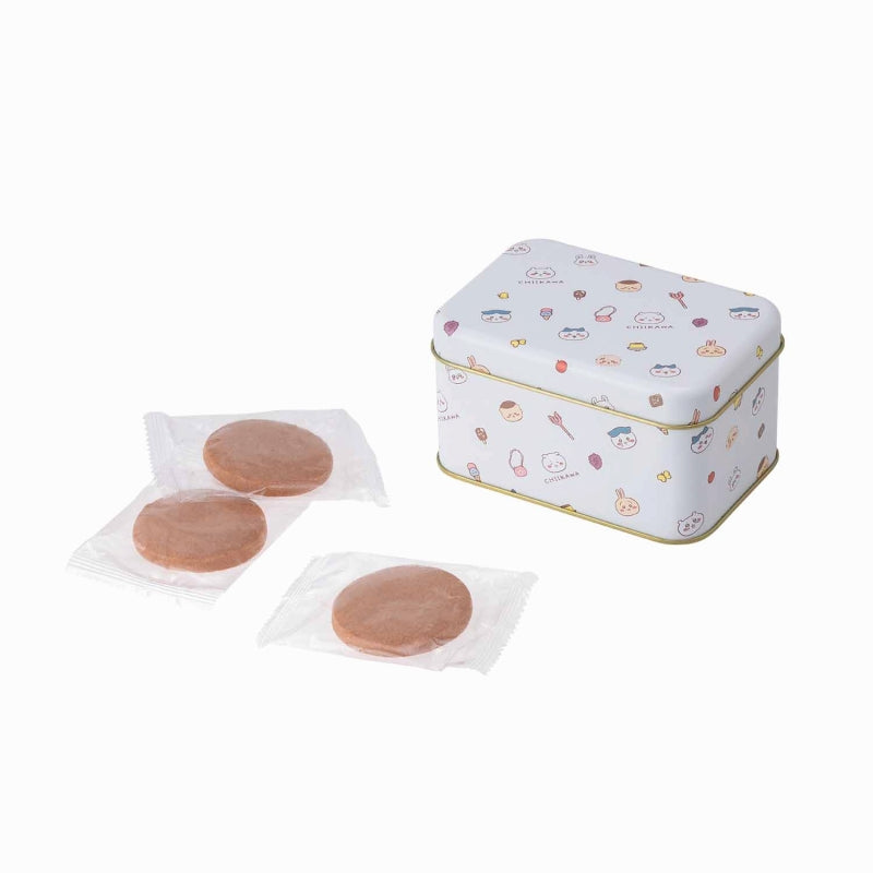 吉伊卡哇 方形鐵罐餅乾（可可） ちいかわ スクエア缶入りクッキー（ココア）