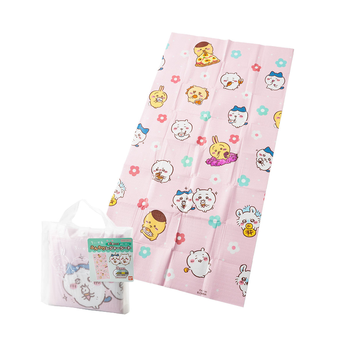 吉伊卡哇 柔軟野餐墊 1帖 ちいかわ ふんわりレジャーシート1畳