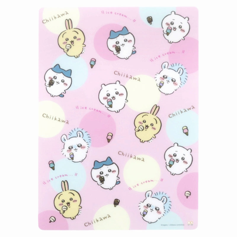 吉伊卡哇 下墊（冰淇淋） ちいかわ 下敷（アイス）
