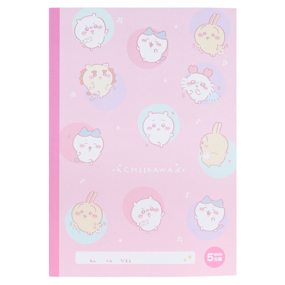 吉伊卡哇 B5方格筆記本（朋友） ちいかわ ノートB5方眼（ともだち）