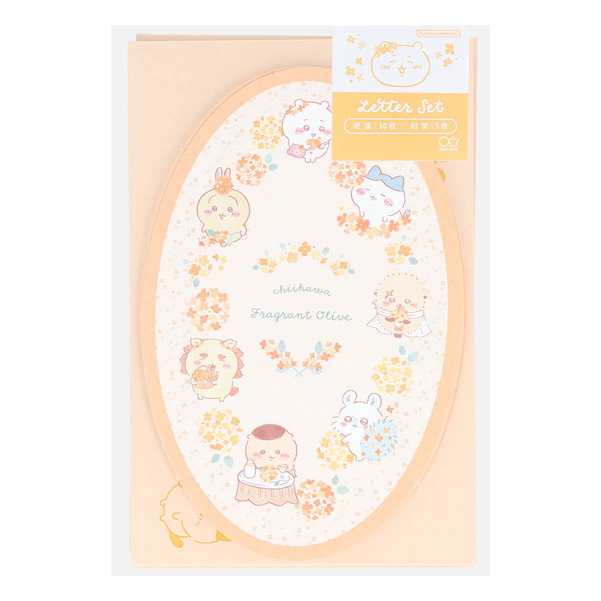 吉伊卡哇 切割信紙套件（全員） ちいかわ ダイカットレターセット（みんな）