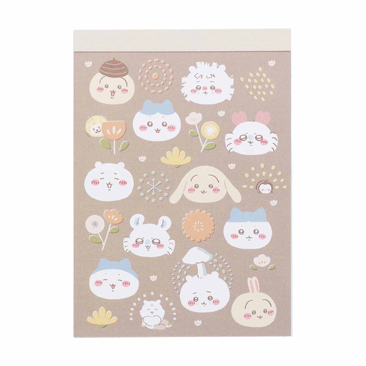 吉伊卡哇 迷你便簽紙（表情） ちいかわ メモミニ（おかお）