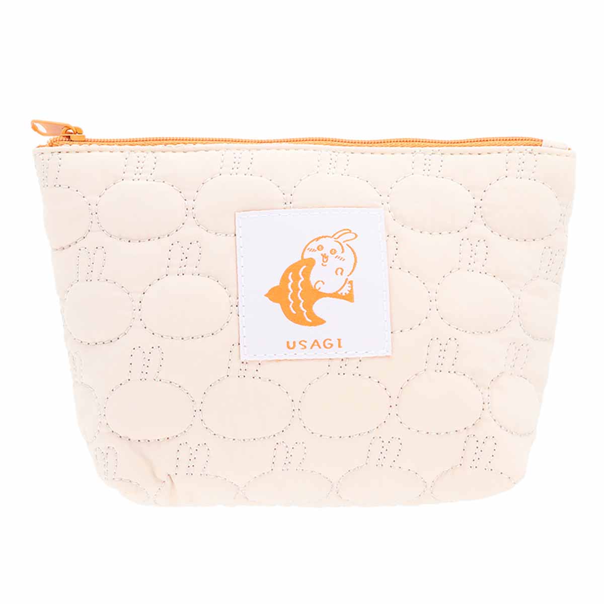 吉伊卡哇 絎縫船型筆袋（兔兔） ちいかわ キルティング舟形ペンケース（うさぎ）