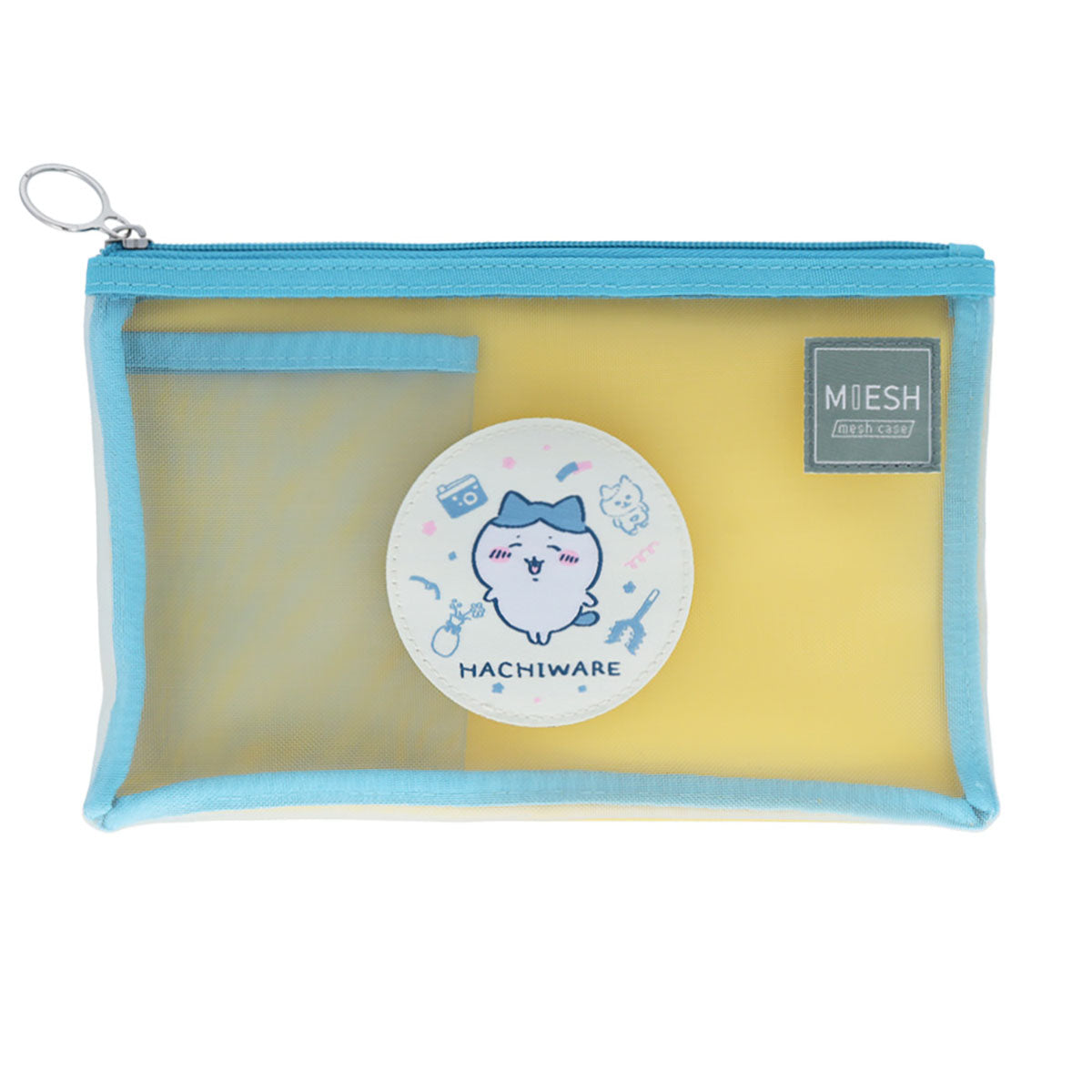 吉伊卡哇 網狀收納袋 MIESH B6（小八貓） ちいかわ メッシュケース MIESH B6（ハチワレ）