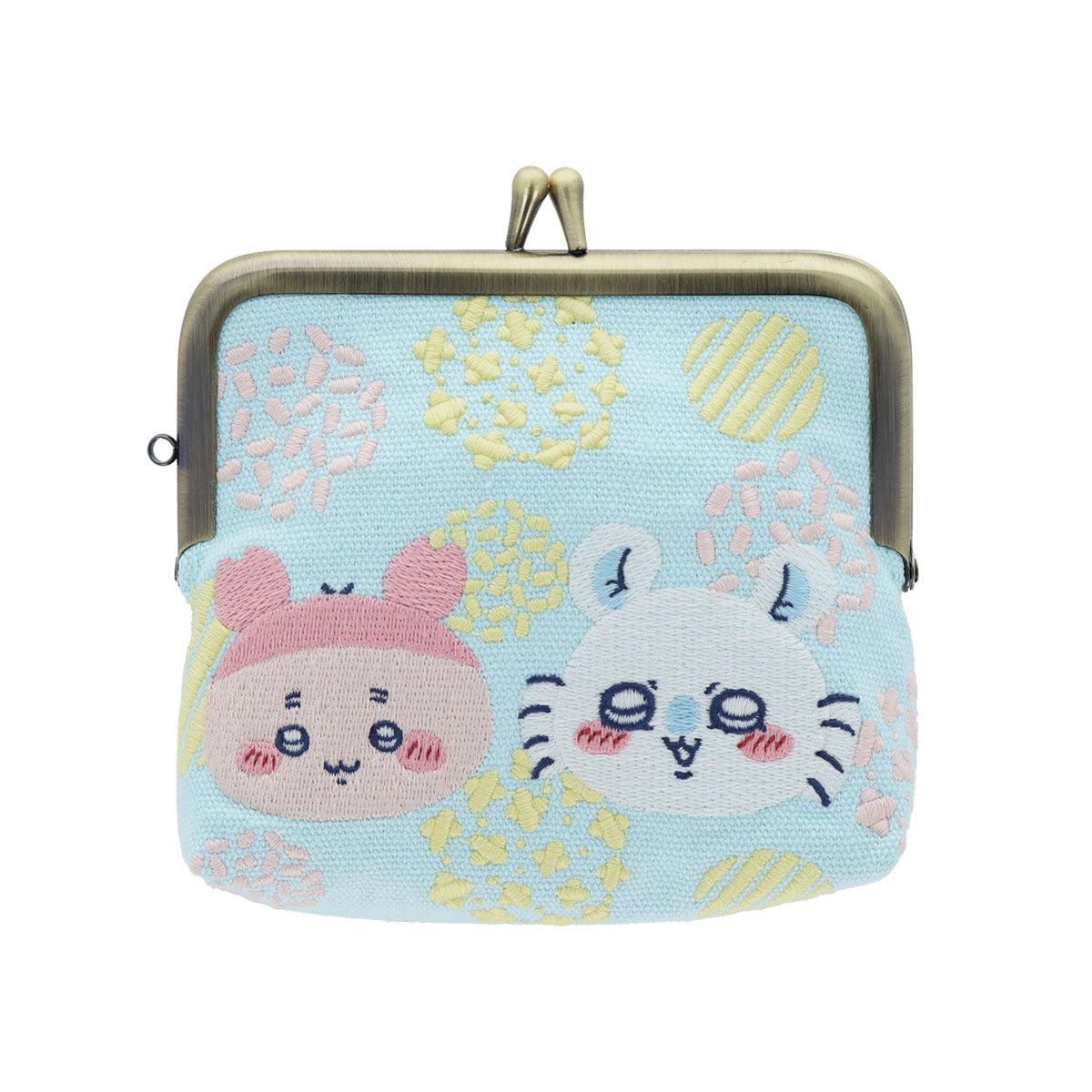 吉伊卡哇 榻榻米刺繡迷你口金包（兔子＆栗子饅頭） ちいかわ 畳刺繍がま口ミニポーチ（モモンガ＆古本屋）