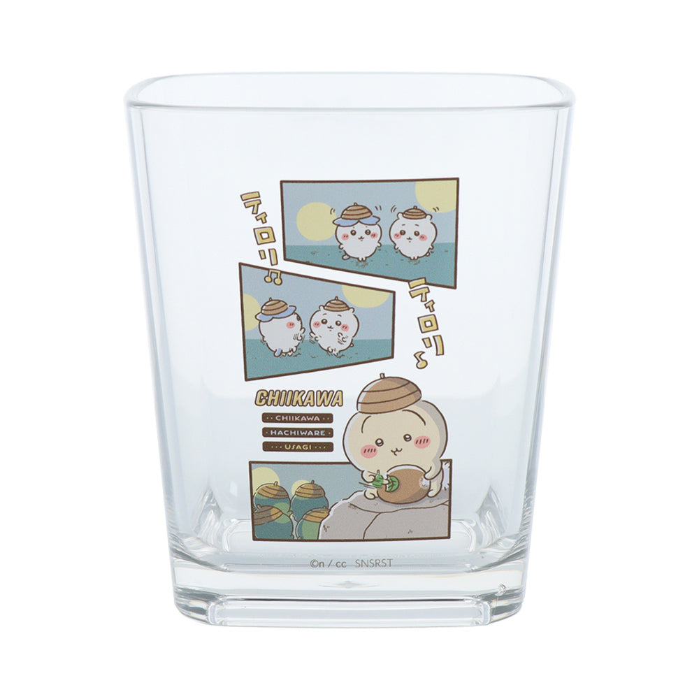 吉伊卡哇 透明筆筒（橡實DJ） ちいかわ クリアペンスタンド（どんぐりDJ）