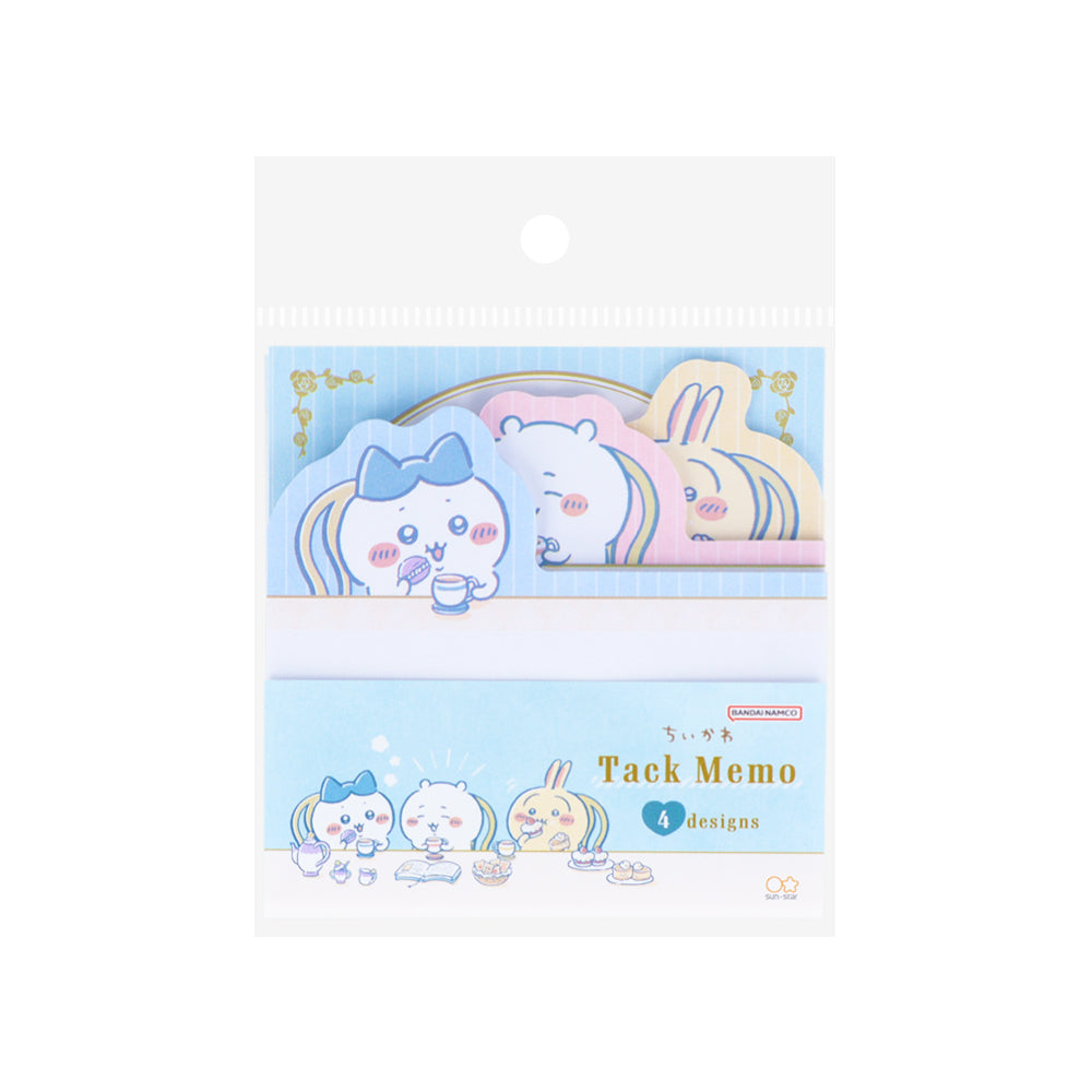 吉伊卡哇 擴型切割便簽（茶時A） ちいかわ ダイカットブロック付箋（ティータイムA）