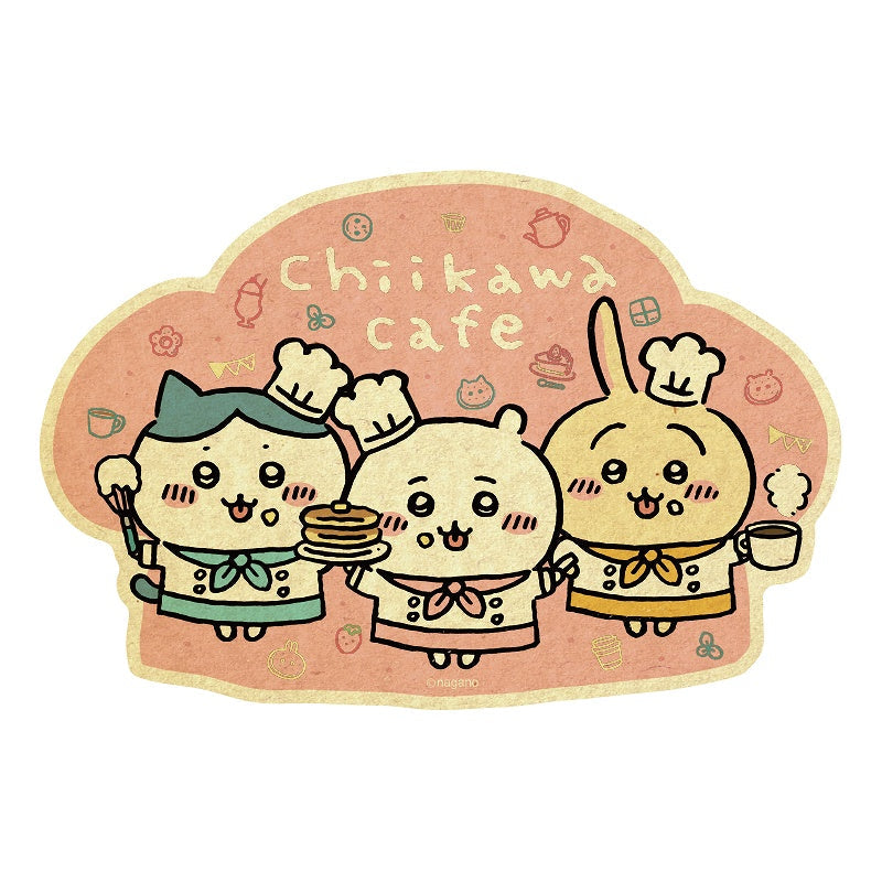 吉伊卡哇 旅行貼紙 廚師 ちいかわ トラベルステッカー コックさん
