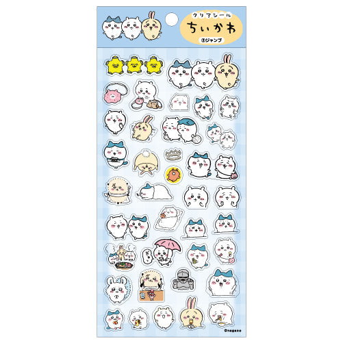 吉伊卡哇 透明貼紙③ 跳躍 ちいかわ クリアシール③ジャンプ