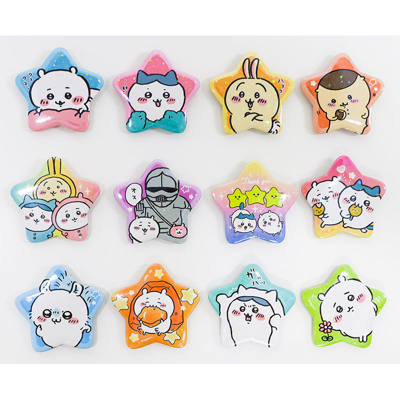 吉伊卡哇 星形徽章收藏 1BOX 12個入 ちいかわ スターカンバッジコレクション 1BOX 12個入
