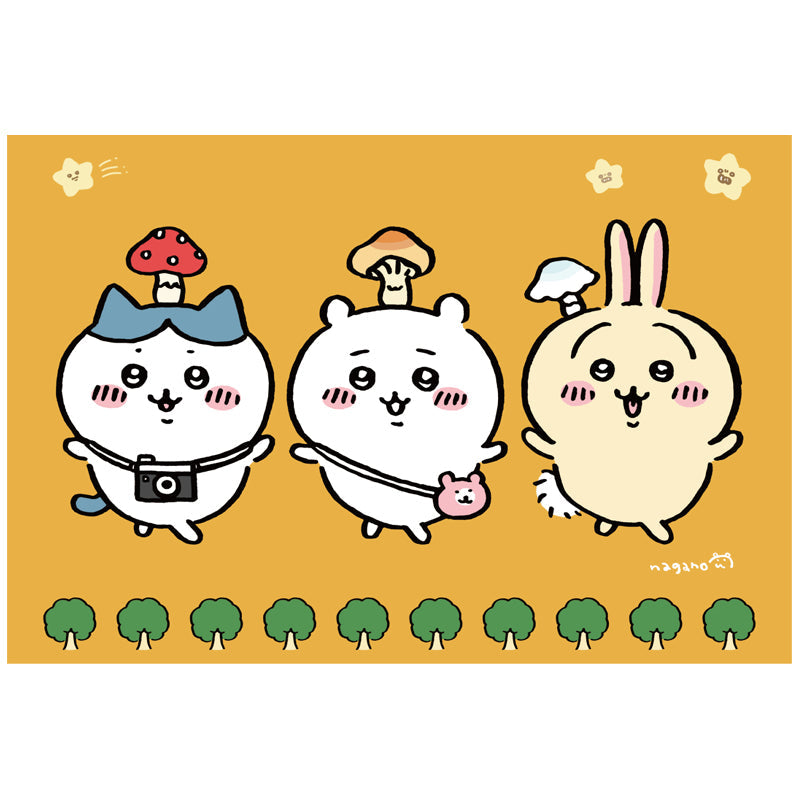 吉伊卡哇 明信片（2）蘑菇ON ちいかわ ポストカード（2）きのこON