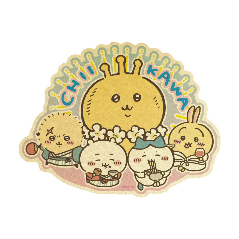 吉伊卡哇 旅行貼紙 吉伊卡哇觀光（2）RYOKOU NO TANOSHIMI ちいかわ トラベルステッカー ちいかわ観光 （2）RYOKOU NO TANOSHIMI