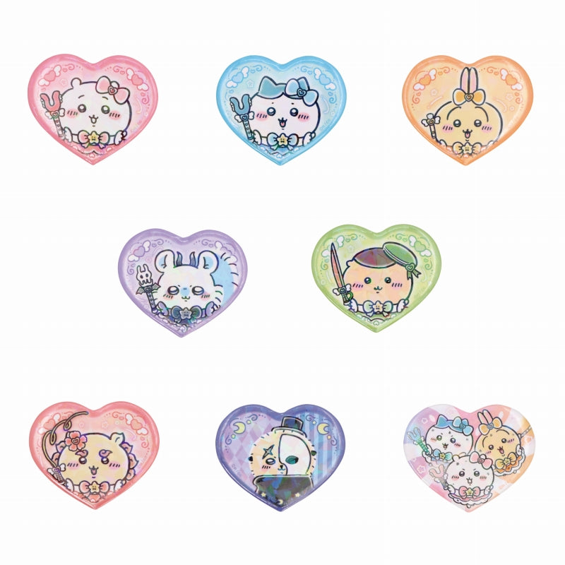 魔法吉伊卡哇 心形徽章收藏（全8種）1BOX 8個入 まじかるちいかわ ハートカンバッジコレクション（全8種）1BOX 8個入