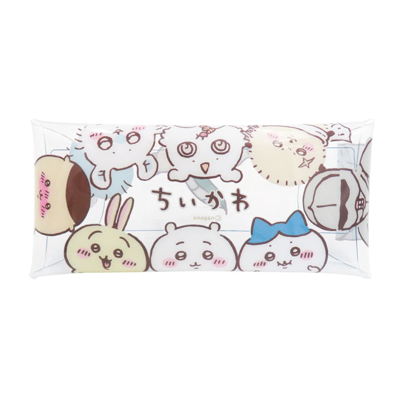 吉伊卡哇 透明多功能收納袋（排隊整齊） ちいかわ クリアマルチケース（整列）