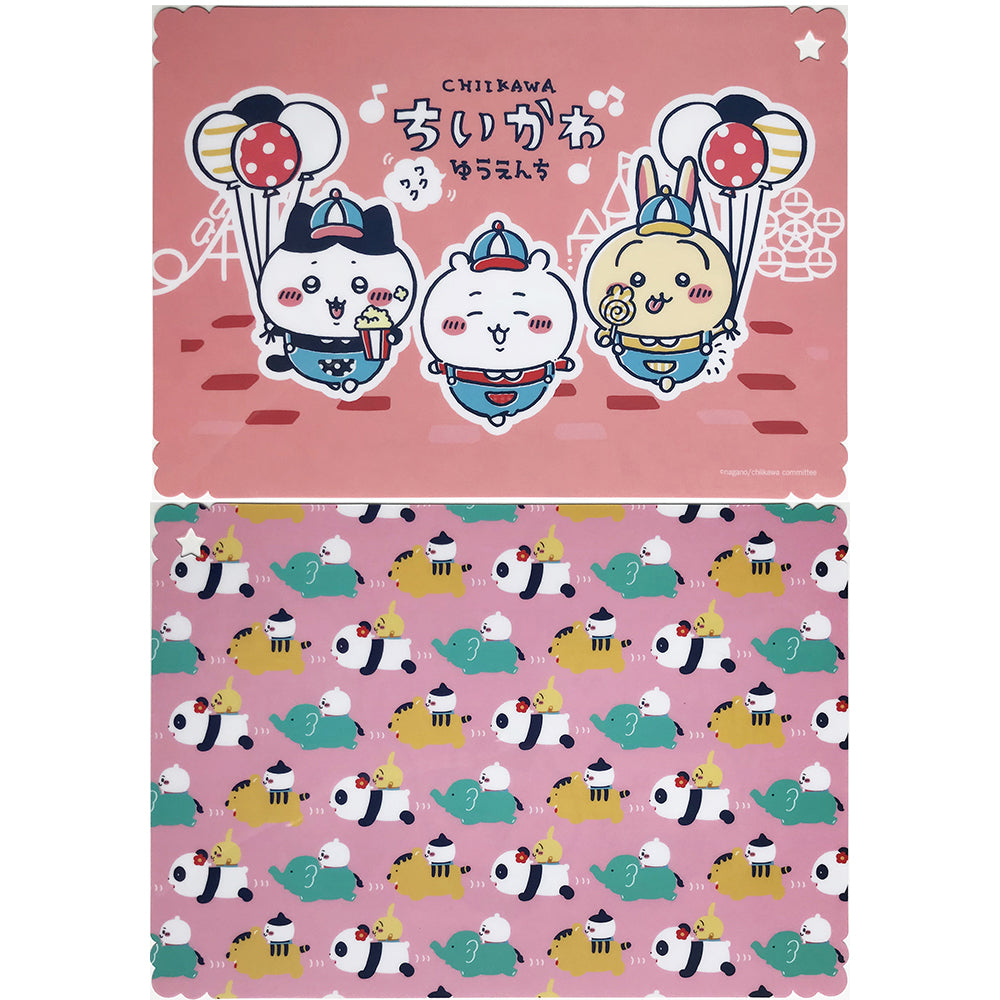 吉伊卡哇 期待遊樂園 B5書墊 PK ちいかわ ワクワクゆうえんち B5下敷き PK