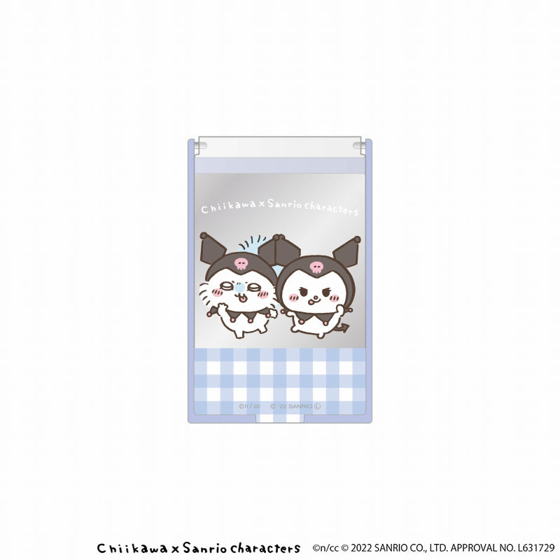 吉伊卡哇×三麗鷗角色 鏡子S（黑咪莫莫加） ちいかわ×サンリオキャラクターズ ミラーS（クロミモモンガ）