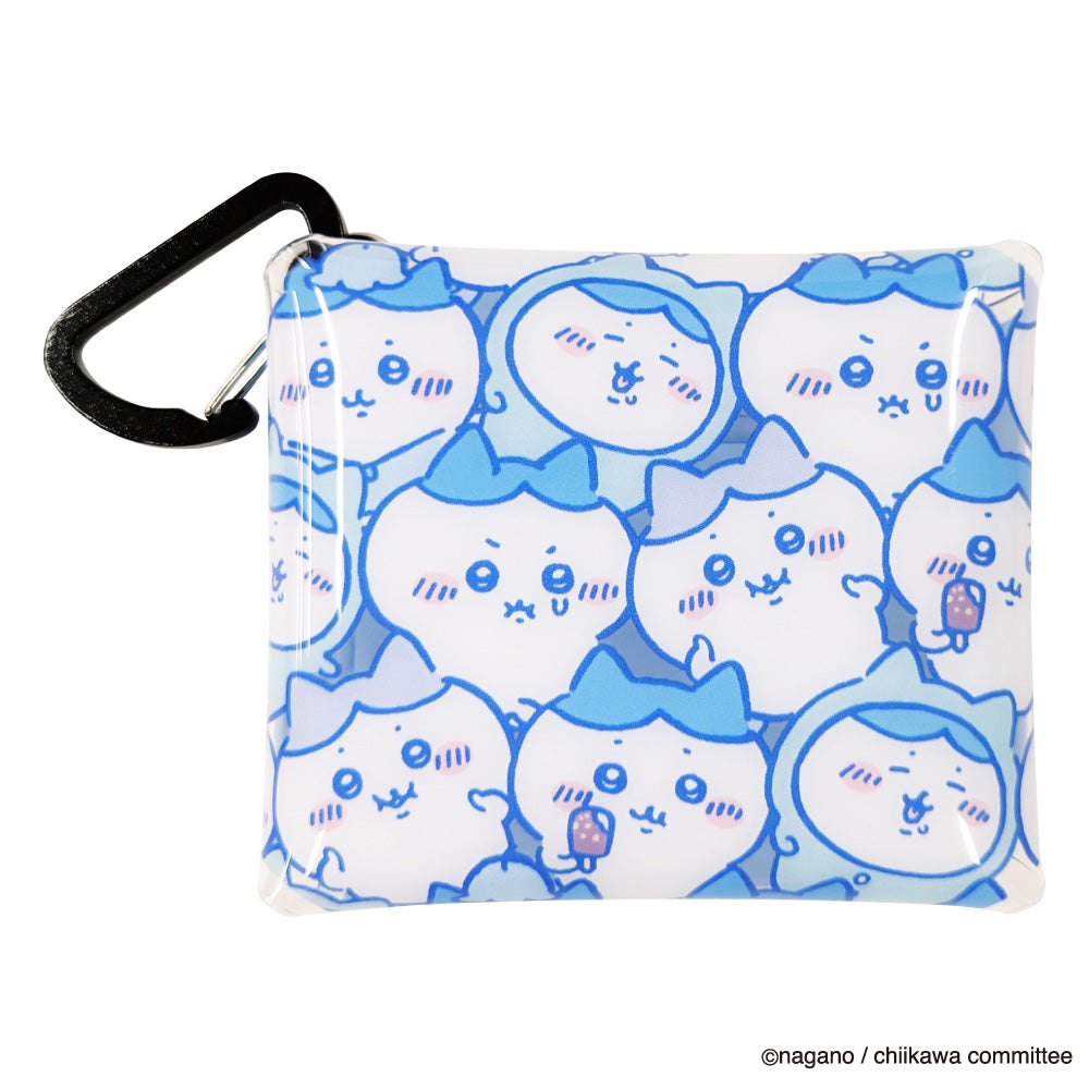 吉伊卡哇 透明多功能收納包SS（緊緊抱著小八貓） ちいかわ クリアマルチケースSS（ぎゅぎゅっとハチワレ）