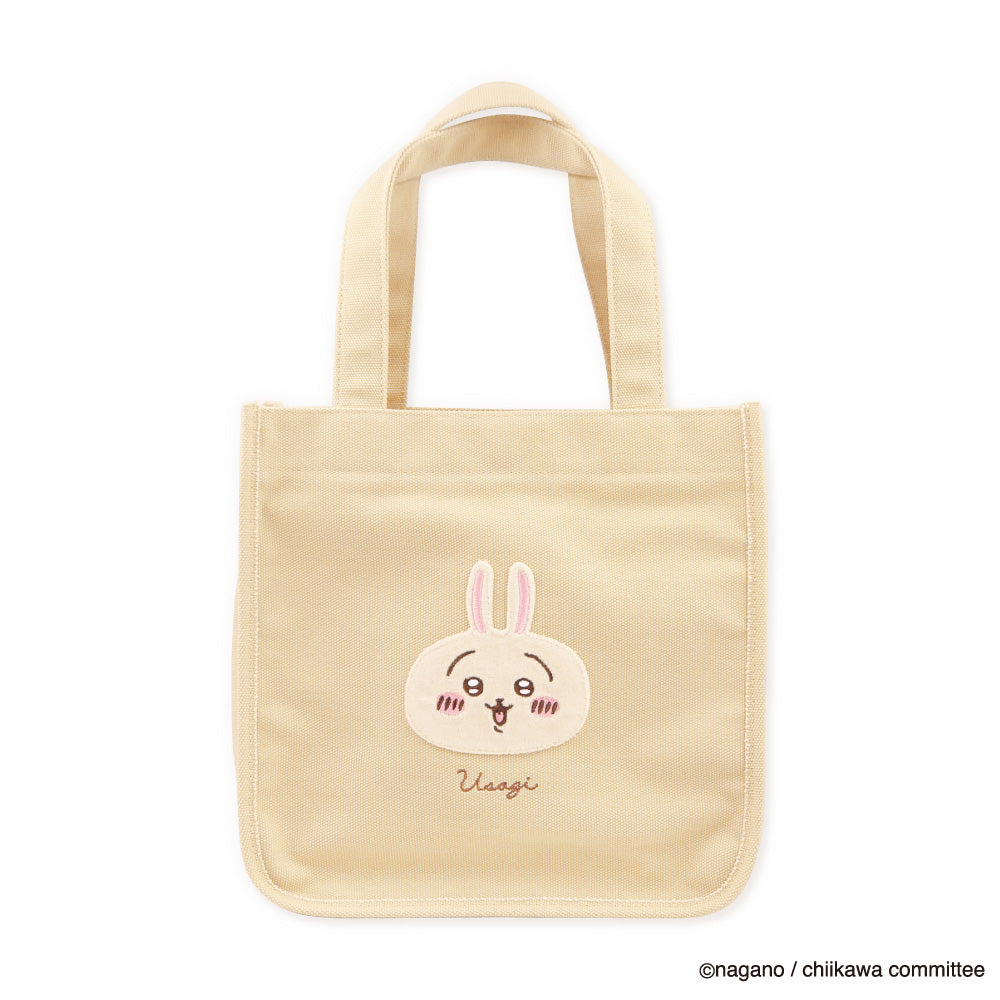 吉伊卡哇 輕軟布貼 迷你托特包（兔兔） ちいかわ ふわふわワッペン ミニトート（うさぎ）