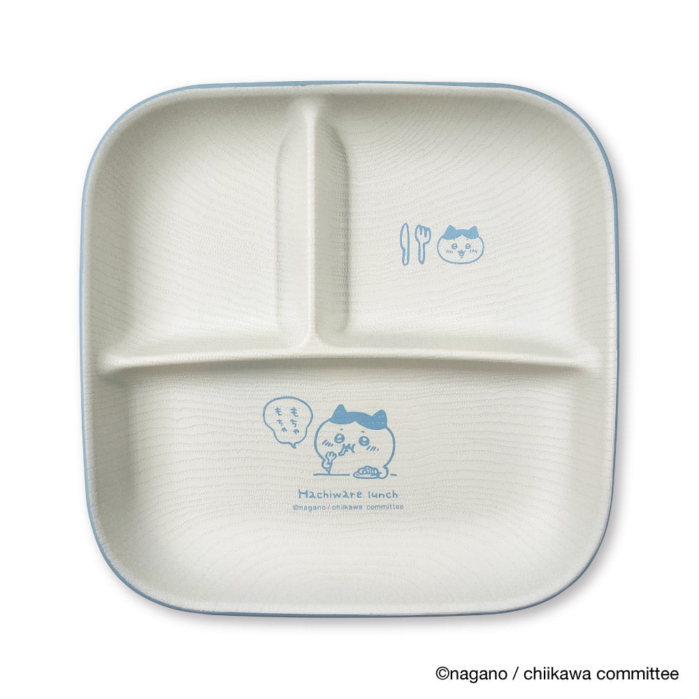 吉伊卡哇 方形單盤L（小八貓） ちいかわ スクエアワンプレートL（ハチワレ）