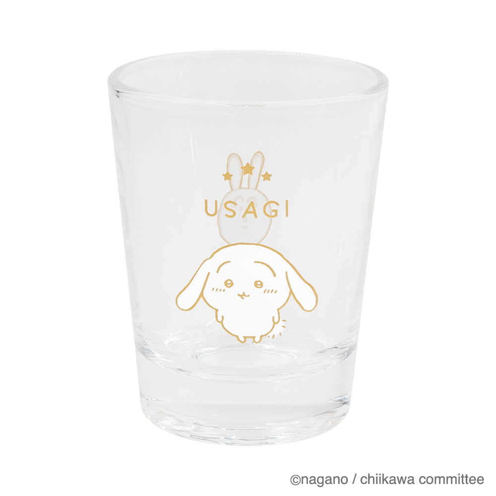 吉伊卡哇 迷你玻璃杯（兔子2） ちいかわ ミニグラス（うさぎ2）