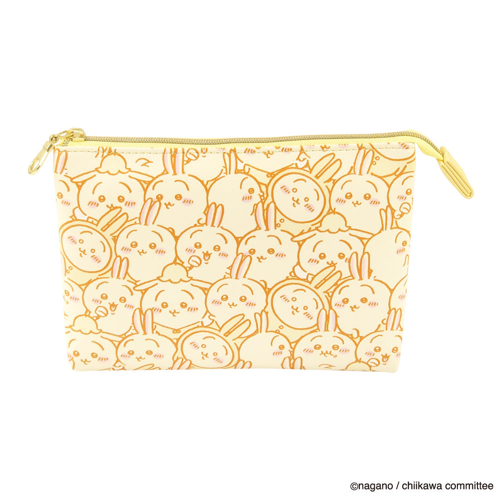 吉伊卡哇 3口袋小袋（緊緊抱著兔子） ちいかわ 3ポケットポーチ（ぎゅぎゅっとうさぎ）