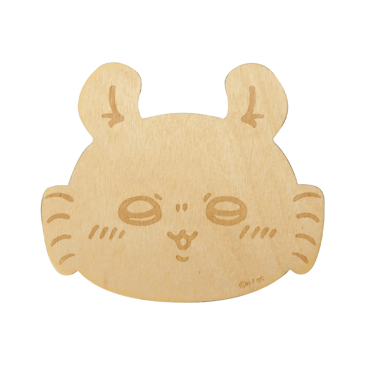 吉伊卡哇 木質杯墊（小桃鼠） ちいかわ 木製コースター（モモンガ）