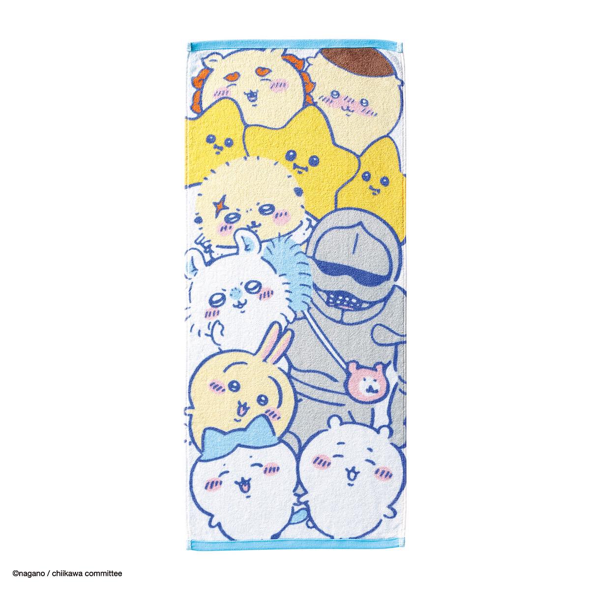 吉伊卡哇 面巾（嗨！茄子！） ちいかわ フェイスタオル（ハイ！チーズ！）