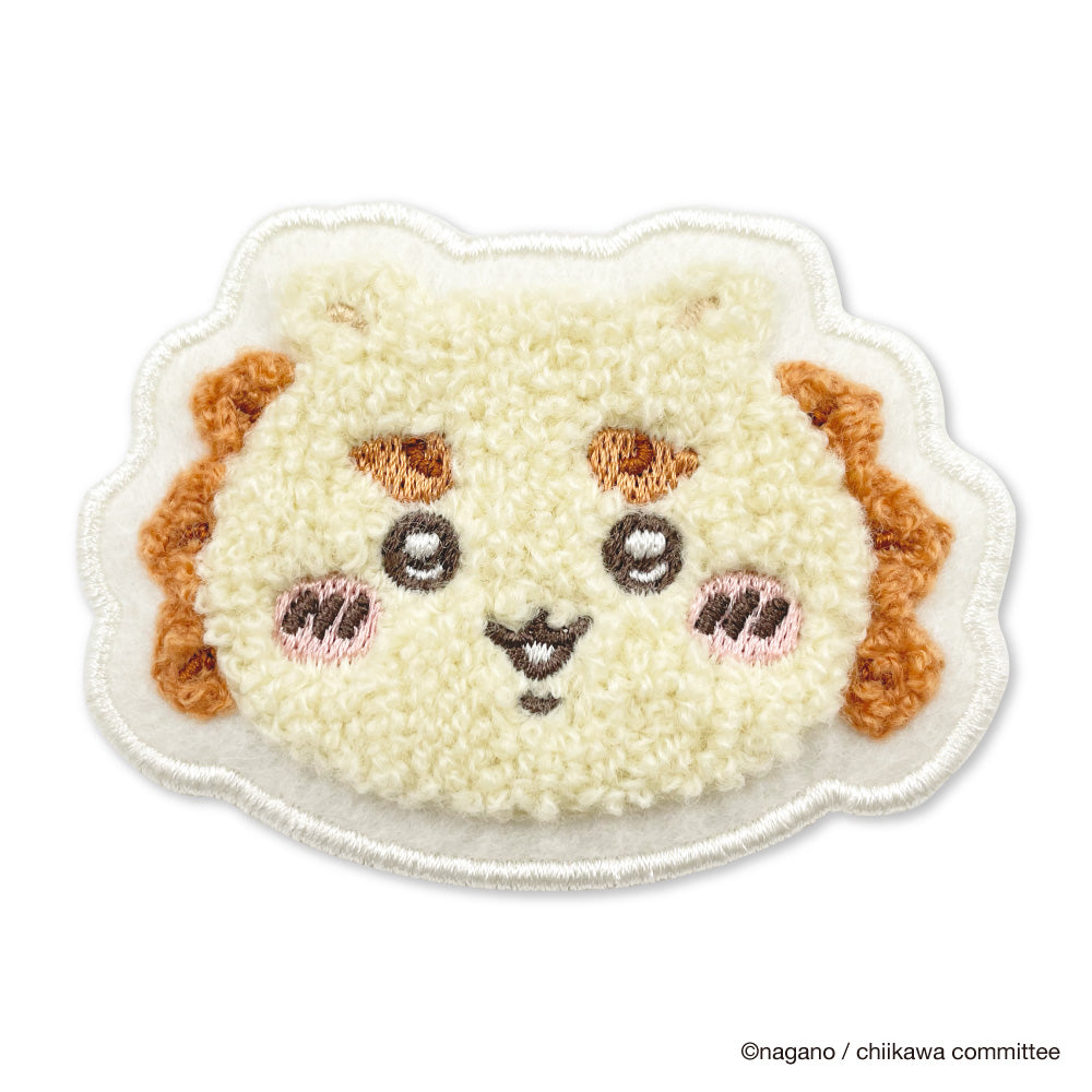 吉伊卡哇 刺繡徽章（風獅爺） ちいかわ サガラバッジ（シーサー）