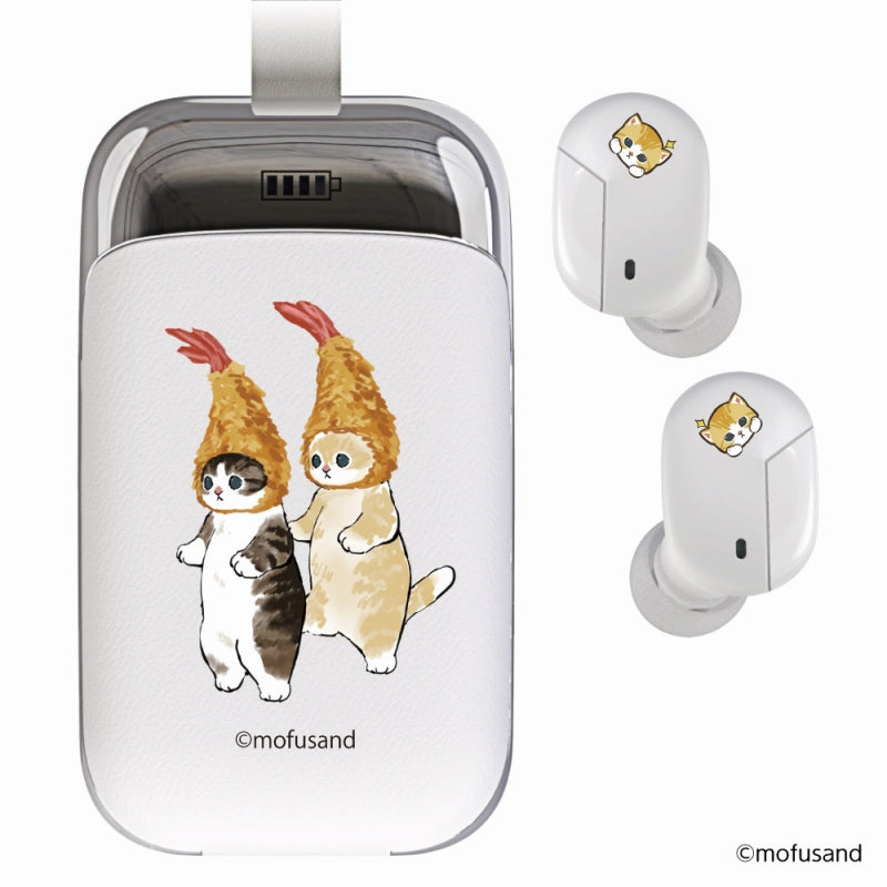 mofusand 完全無線耳機（炸蝦貓) mofusand 完全ワイヤレスイヤホン(えびにゃん)