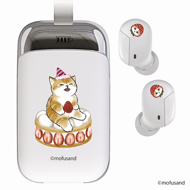 mofusand 完全無線耳機（Nyanko糖果） mofusand 完全ワイヤレスイヤホン(にゃんこスイーツ)