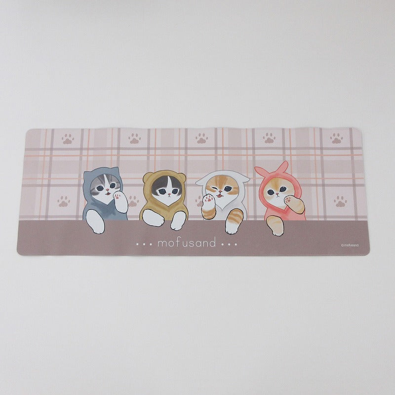mofusand PVC廚房墊子（Yurunyan） mofusand PVCキッチンマット(ゆるにゃん)