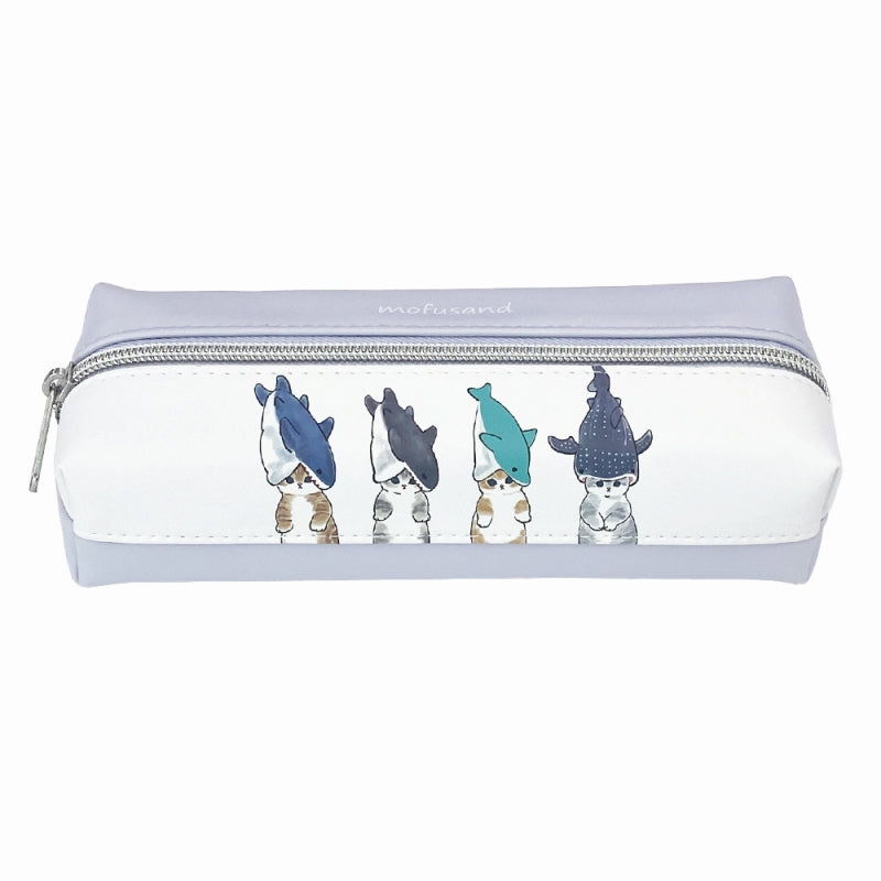 mofusand 2室筆盒（鯊魚貓) mofusand 2ルームペンケース(サメにゃん)