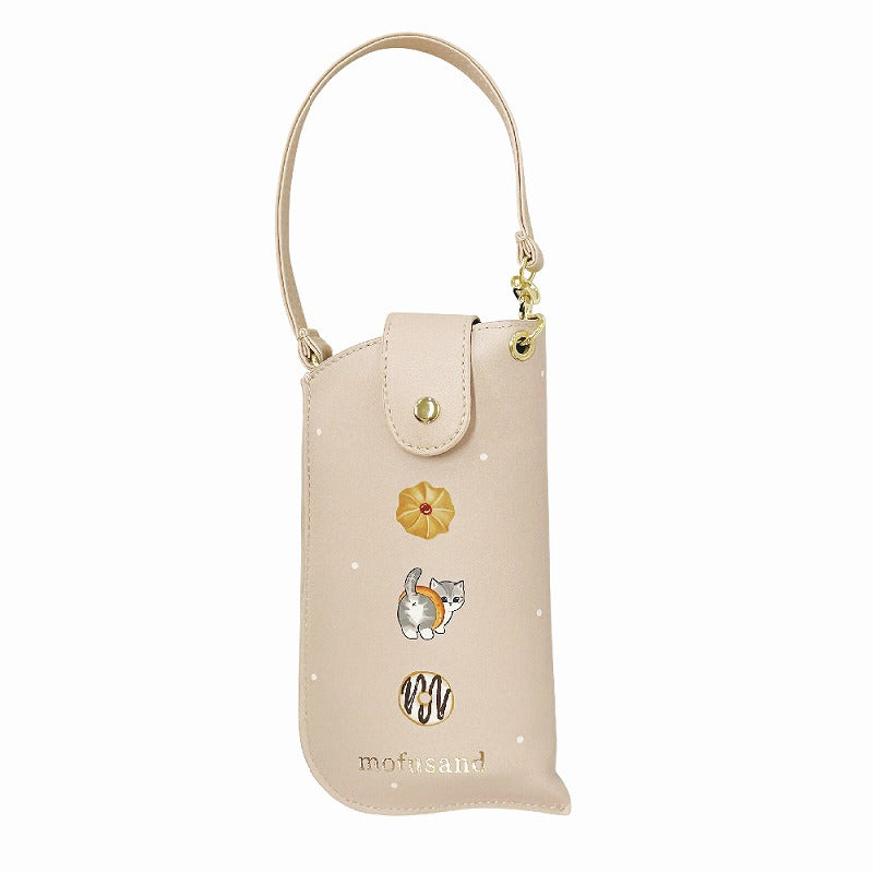 mofusand 平面玻璃盒（點甜點） mofusand フラットメガネケース(ドットスイーツ)