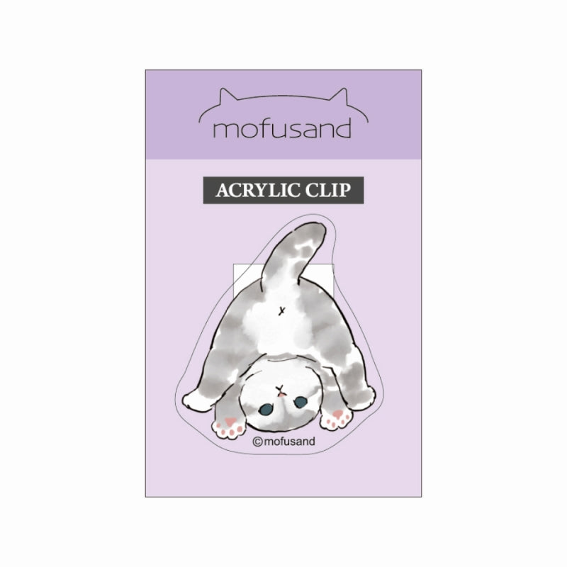 mofusand 丙烯酸夾（Korogari） mofusand アクリルクリップ(コロガリ)