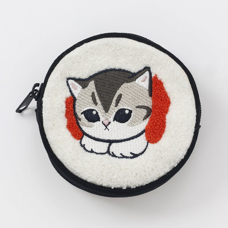 mofusand 壽司小袋Sagara Tekkamaki mofusand お寿司 ポーチ サガラ鉄火巻き