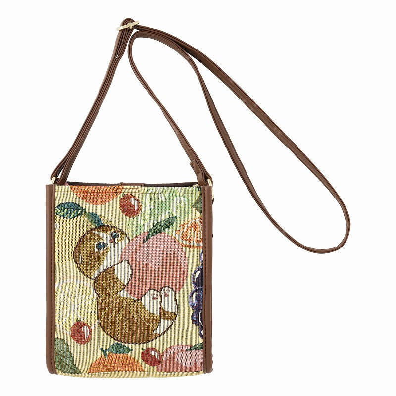 mofusand Gobran編織迷你肩袋（水果） mofusand ゴブラン織ミニショルダーバッグ(フルーツ)